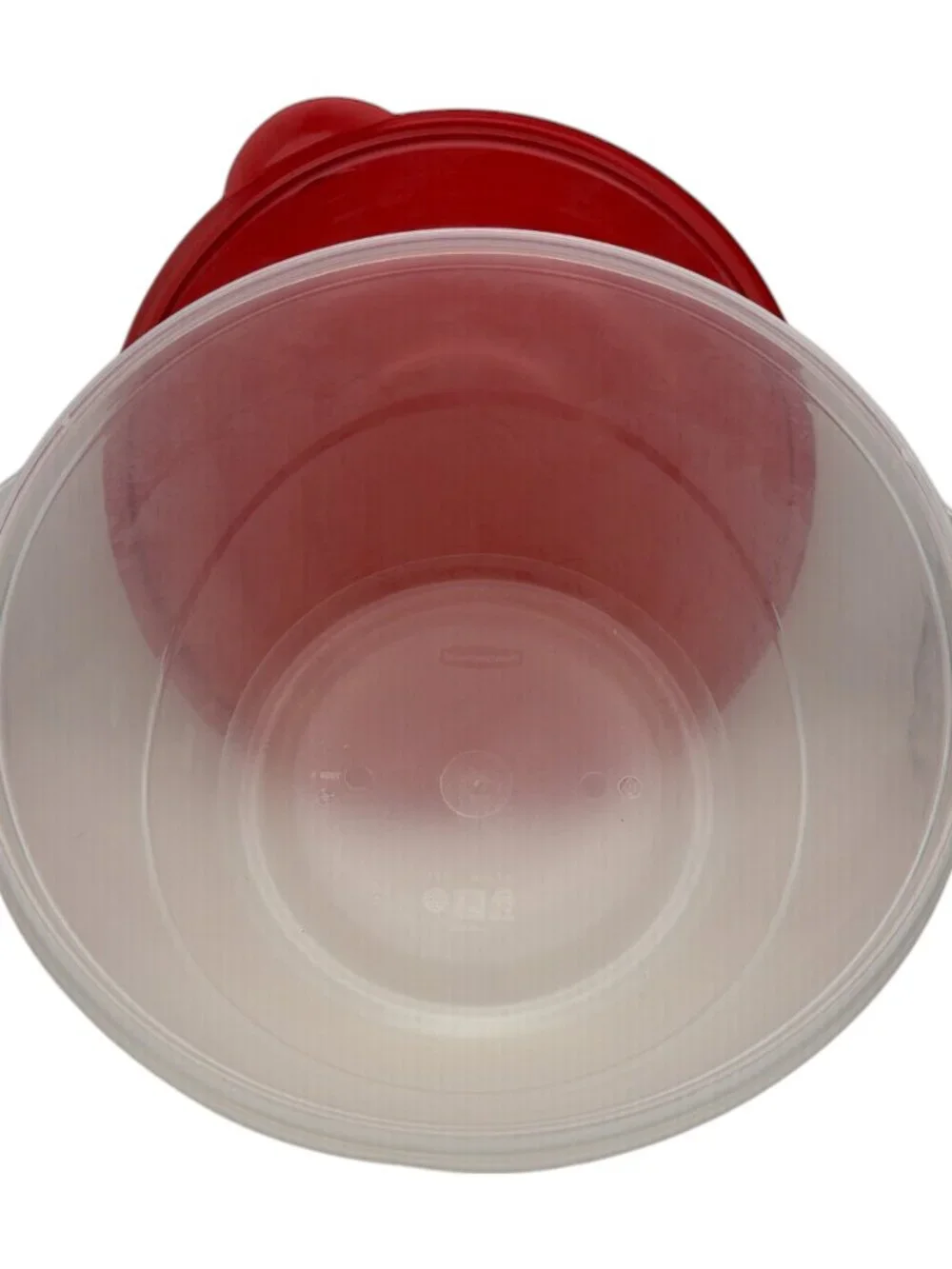 Rubbermaid Take Along Round 12 Cup Bowl 7B10 & Lid 7610 EUC
